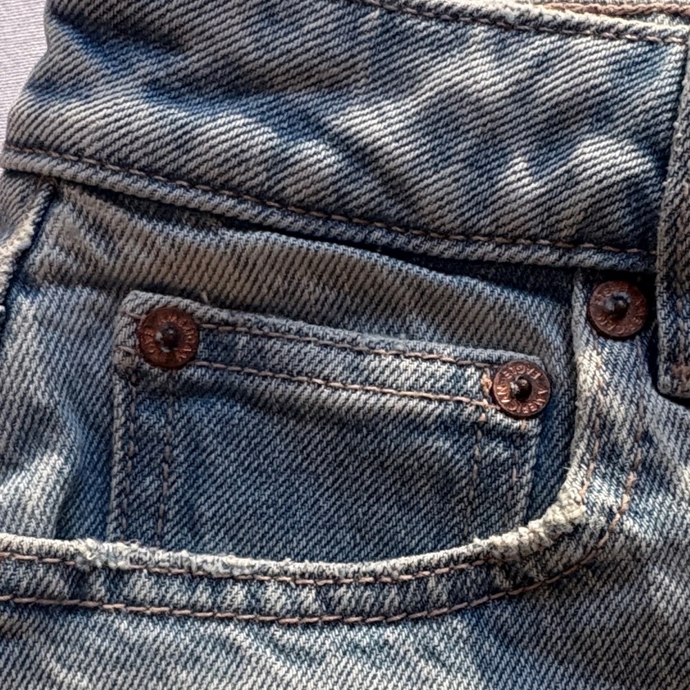 American Eagle Outfitters Light Blue Denim Mini Skirt- size 00 - Picture 12 of 13